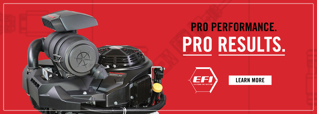 EFI: Ready for heavy duty. Featuring integrated EGOV, advanced ECU, and open-loop design.